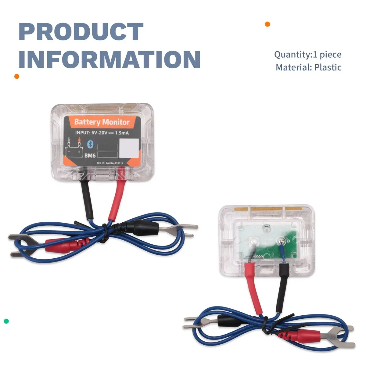[SURPRISE]Wireless Bluetooth 12V Battery Monitory BM6 with Car Battery Health Check APP Monitoring Battery Tester