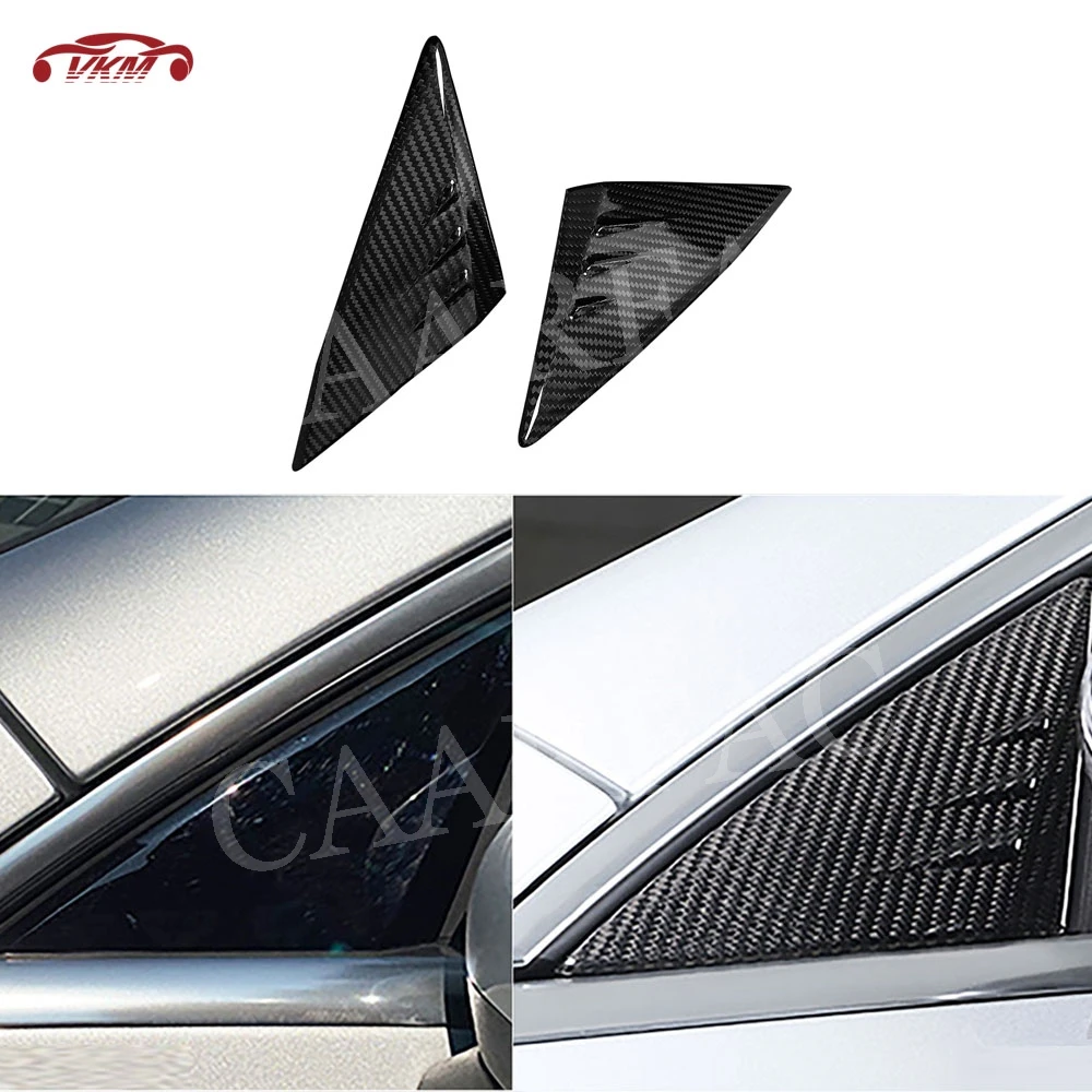 

A-Pillar Spoiler Sticker Air Vent Sticker For Mercedes Benz CLA A Class W118 CLA200 260 A180 AMG 2020 UP Carbon Fiber