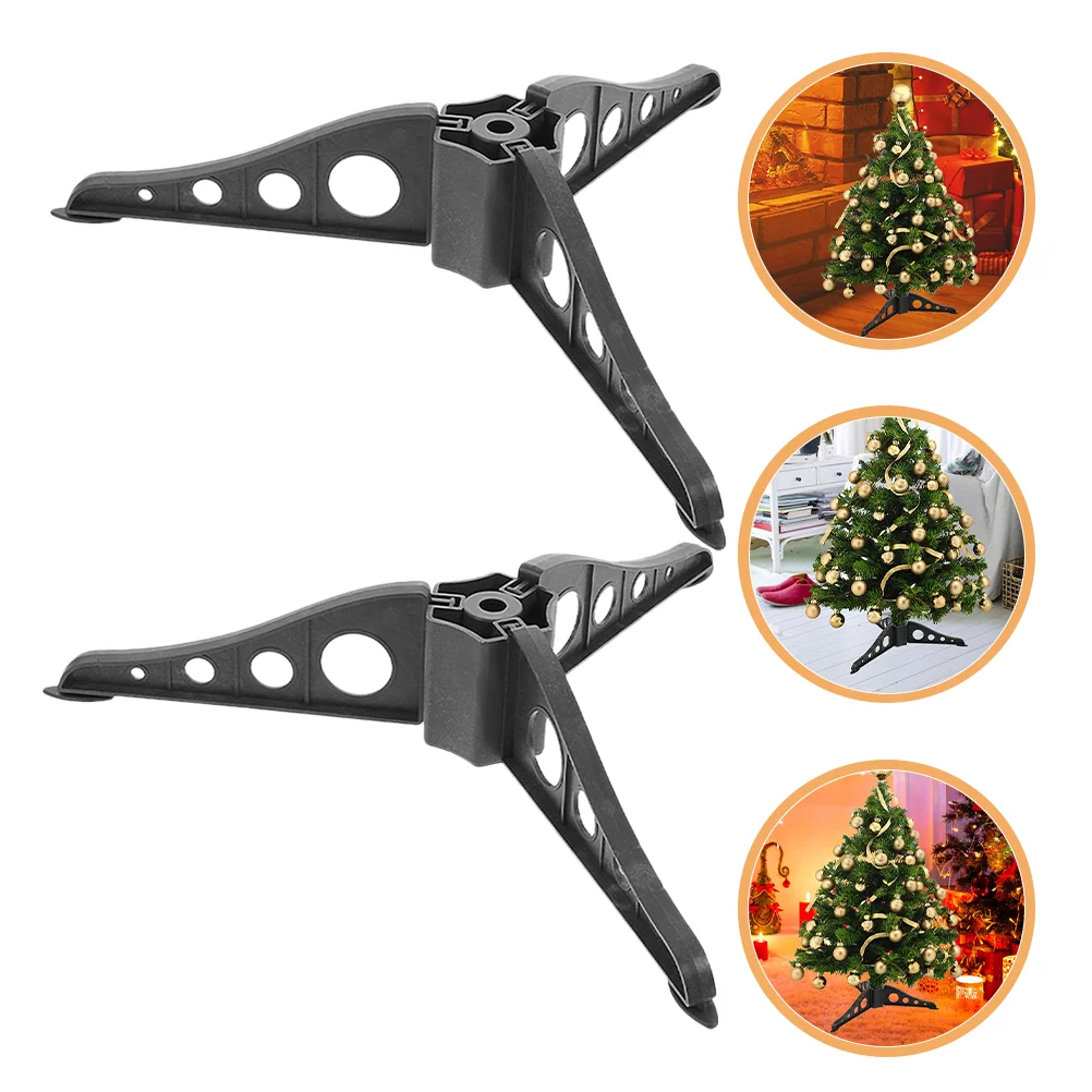 

15 Pcs Christmas Tree Base Support Xmas Stand Rack Bracket Sturdy Accessories Home Supplies Plastic