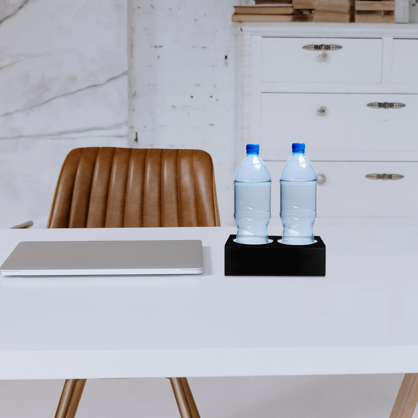 

Double-Slot Acrylic Water Cup Rack Display Stand Hotels Supermarkets Beverage Bottle Organizer Kitchen Acrylic Drink Holder