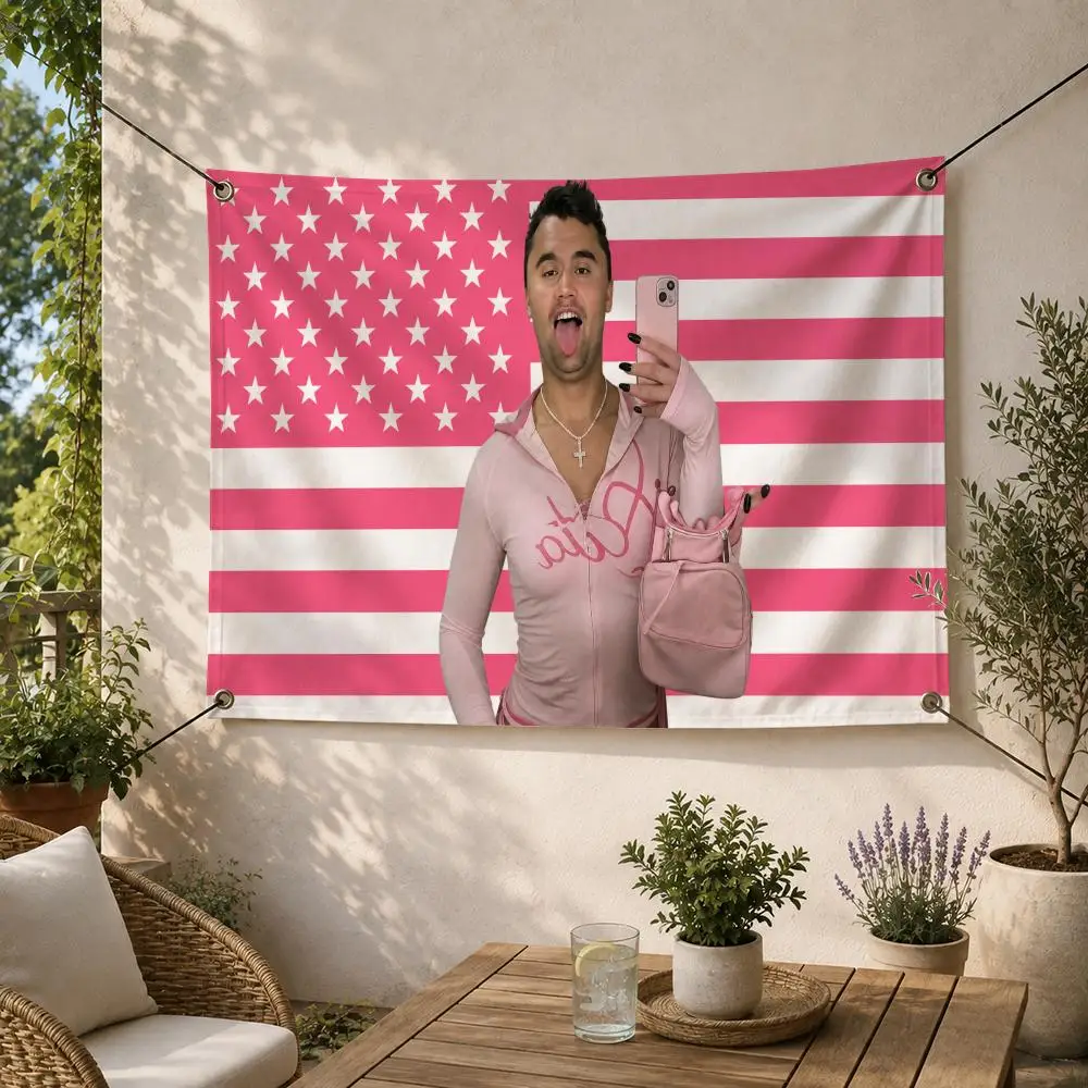 Patriotic Conservative charlie Kirk Flags Decorative Flag Banner for Outdoor Garden Yard Camping Party Home Wall Hanging Decor