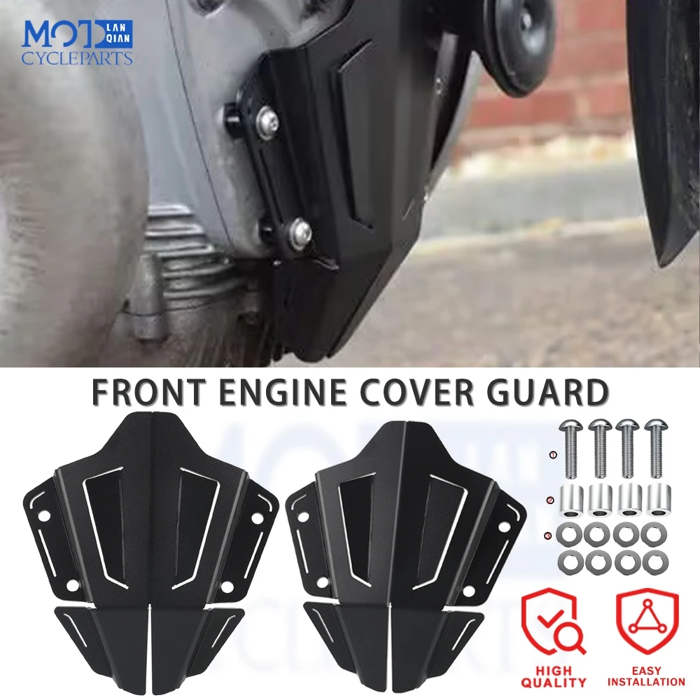 

For Moto Guzzi V100 V 100 Mandello S 2022 2023 2024 2025 Cylinder Head Guard Protector Cover Motorcycle Front Engine Cover Guard