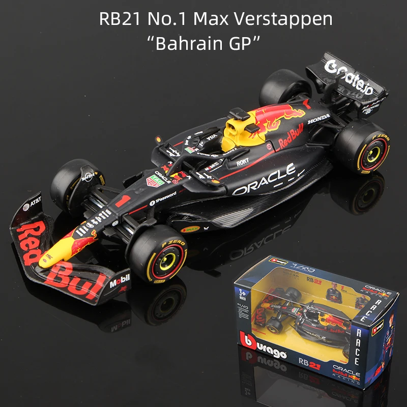 Bburago 1:43 F1 legering automodel 2025, seizoen Formule Racing gegoten speelgoed SF25 RB21 W16 MCL39 Red Bull Mercedes Ferrari McLaren