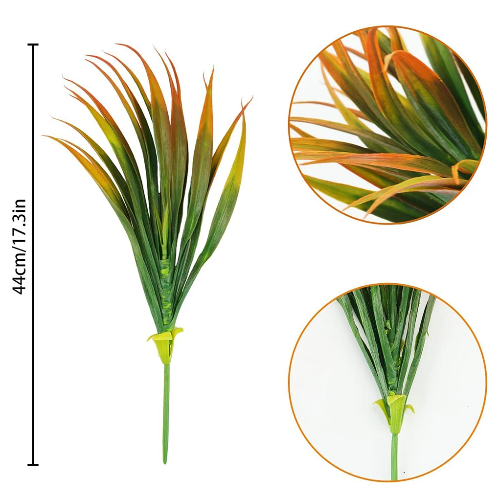 6pcs set Durable Artificial Plant - Gift For Home Decoration Widely Used Grasses Bundle Plastic