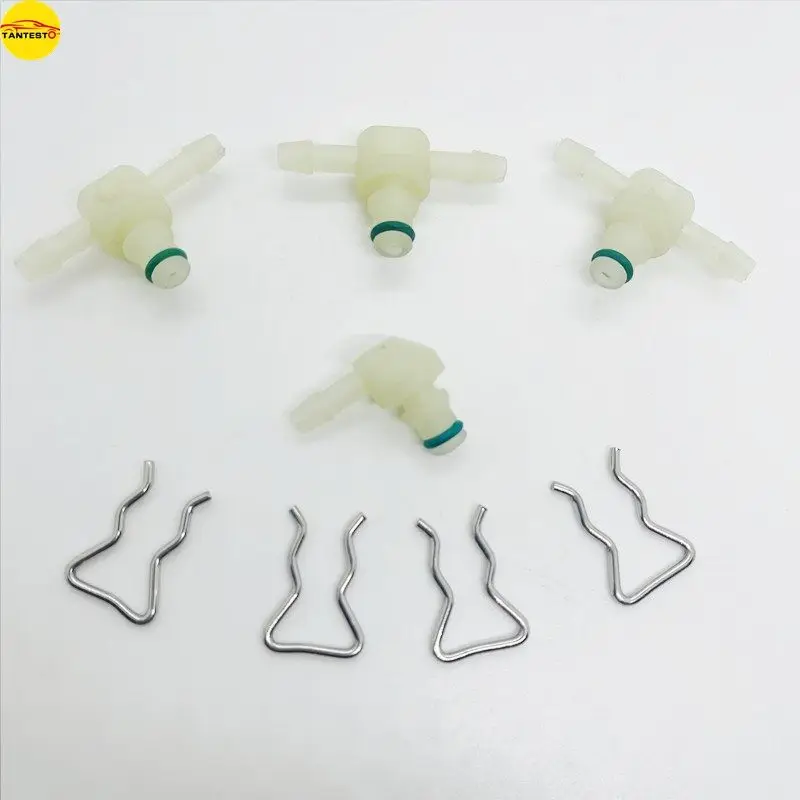 Für BOSCH CRIN110 Einspritzdüse Kraftstoffleitung Ölrücklaufverbinder T-WAY L-WAY Sicherungsringe 8 Stück