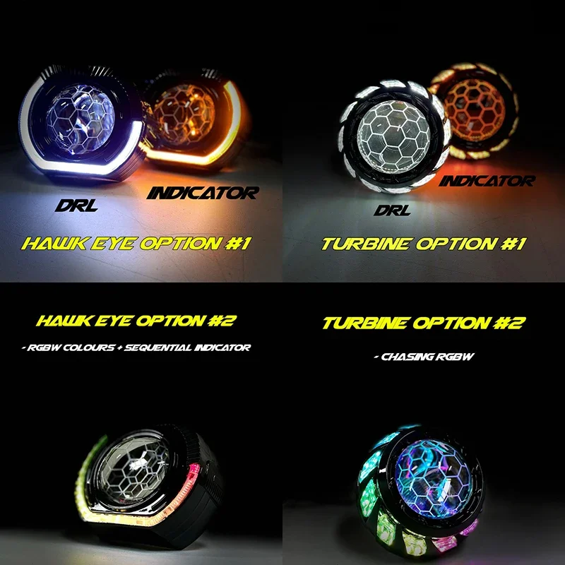 For Honda Accord 2007-2011 Year Custom LED Headlight Assembly