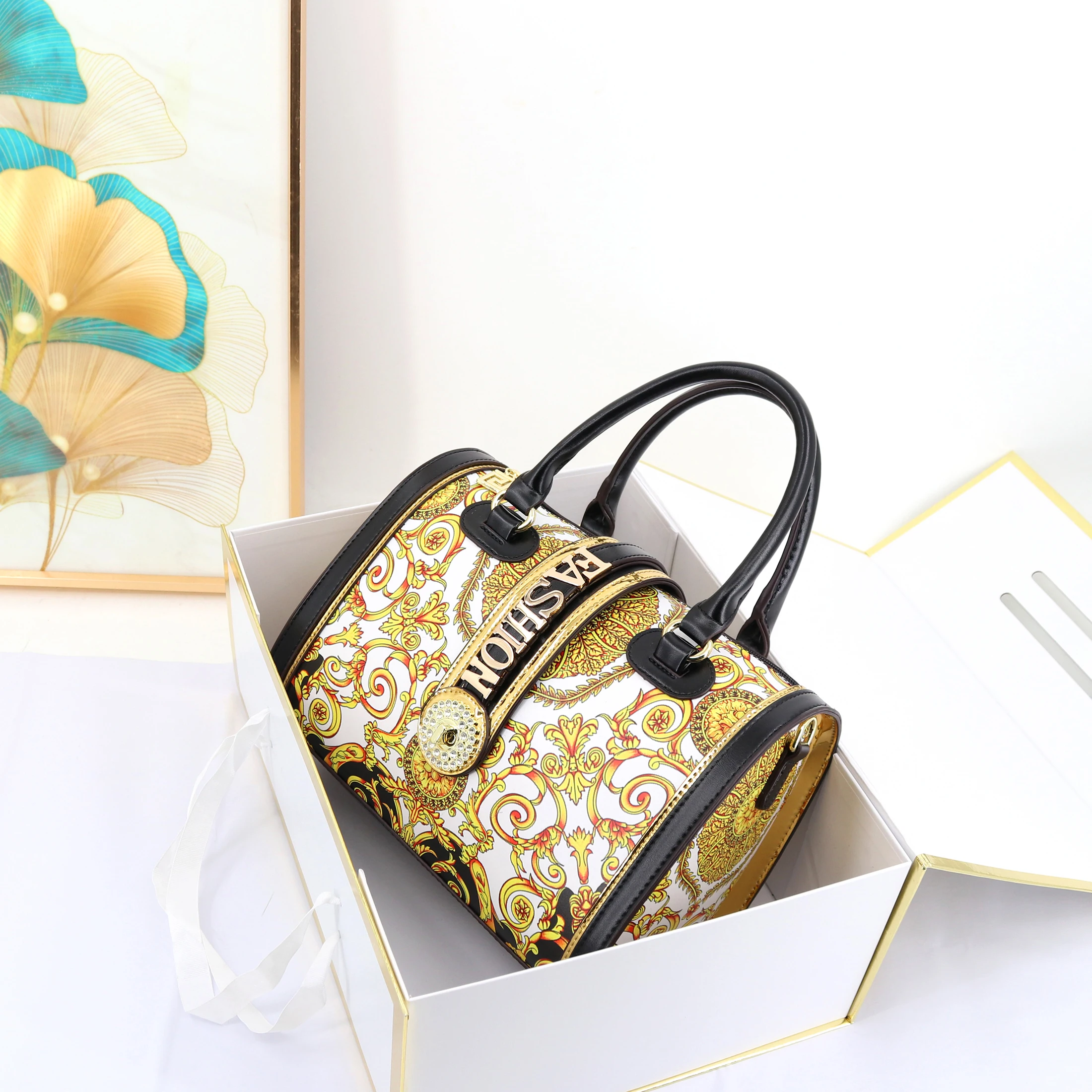 

2026 Fashion Printing Hand Bag for Women Quality Ladies Bag Large Capacity Female Designer Bag Trending Manufacturer 29 cm