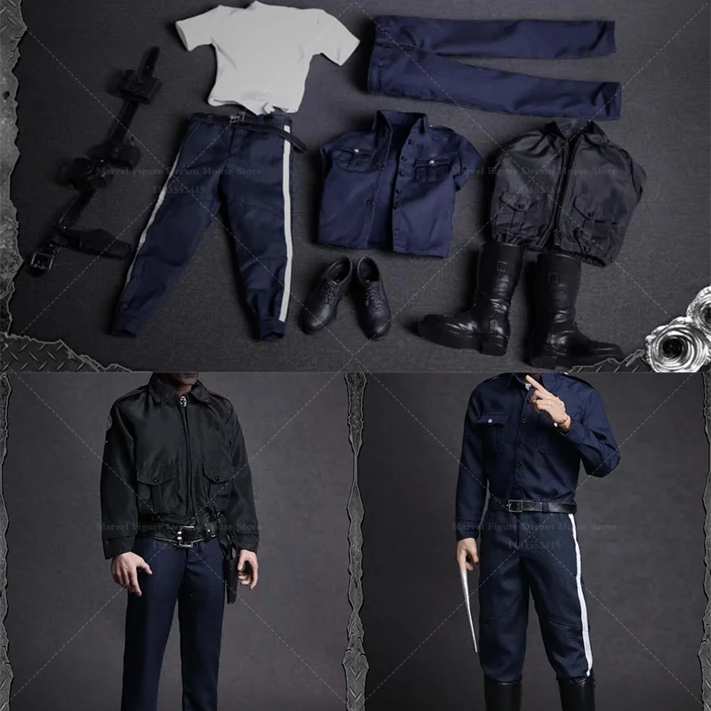 

1/6 Scale Science Fiction Movie Liquid Metal Machine Transformed Person Male Clothes For HOTTOYS 12-inch Action Figure Soldier