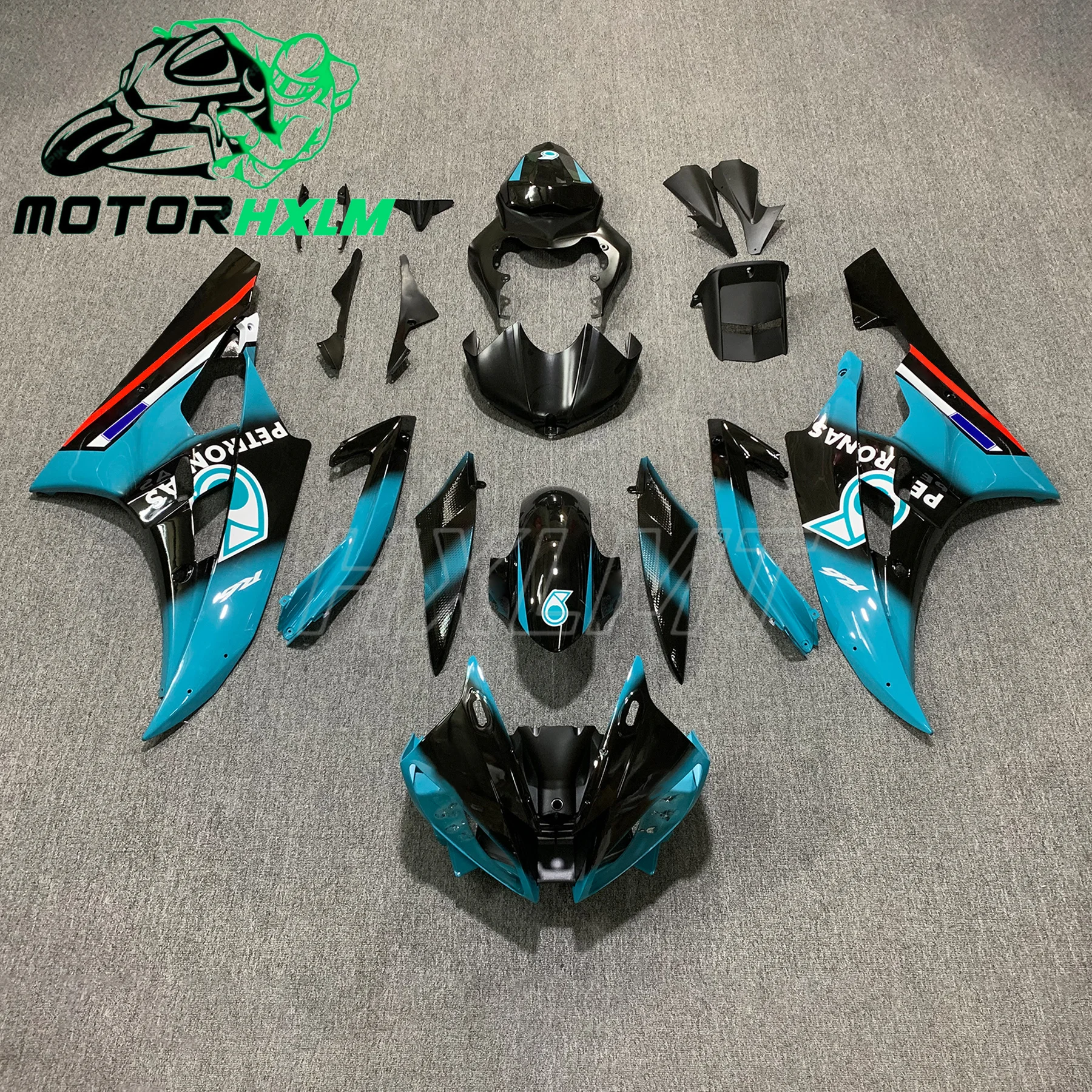 Perfect Fitment Motorcycle Fairings Kit for YAMAHA YZF R6 2006 2007 YZFR6 YZF-R6 06 07 Injection Red White Bodywork Set