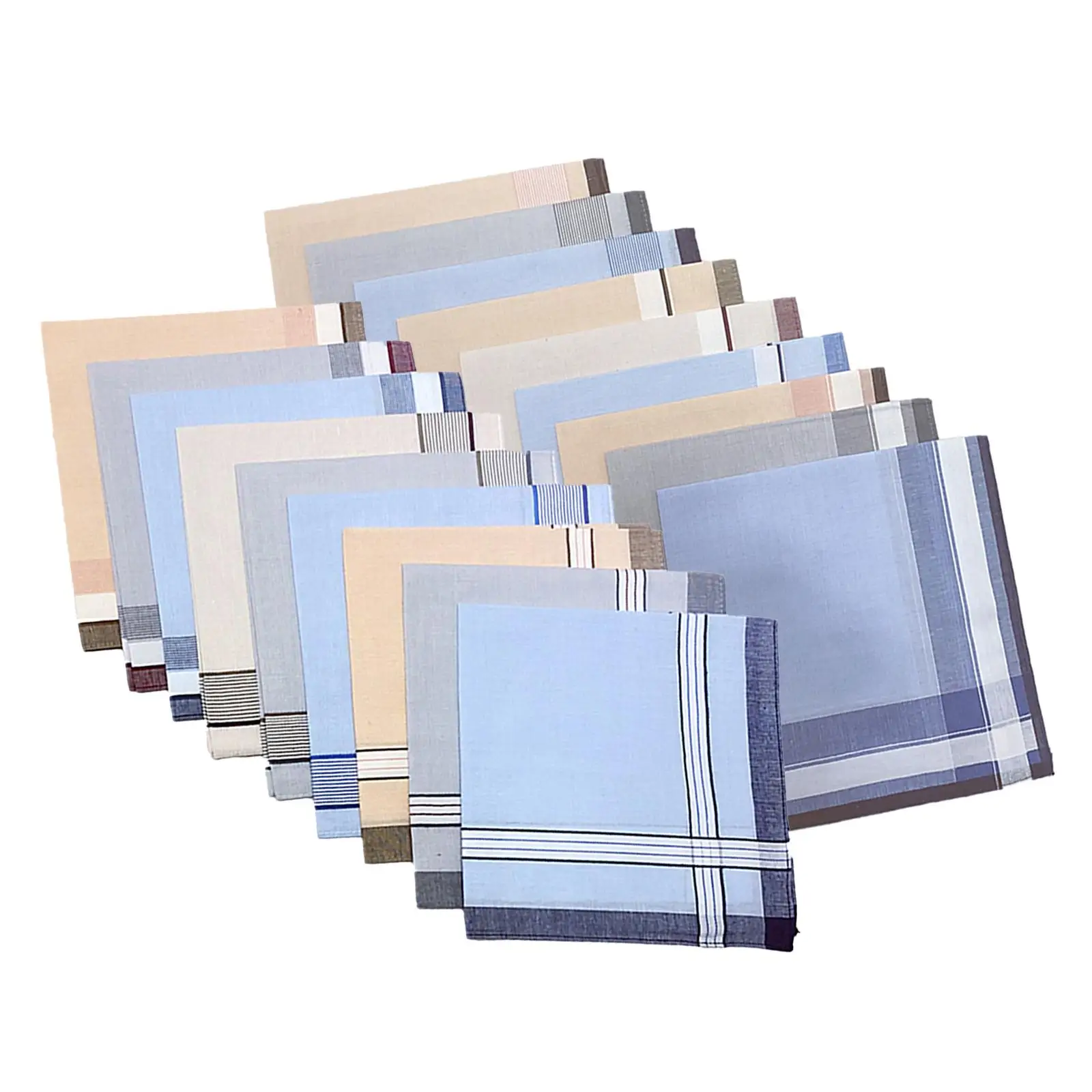 3x مناديل رجالية أنيقة - إكسسوارات أنيقة للمناسبات الخاصة