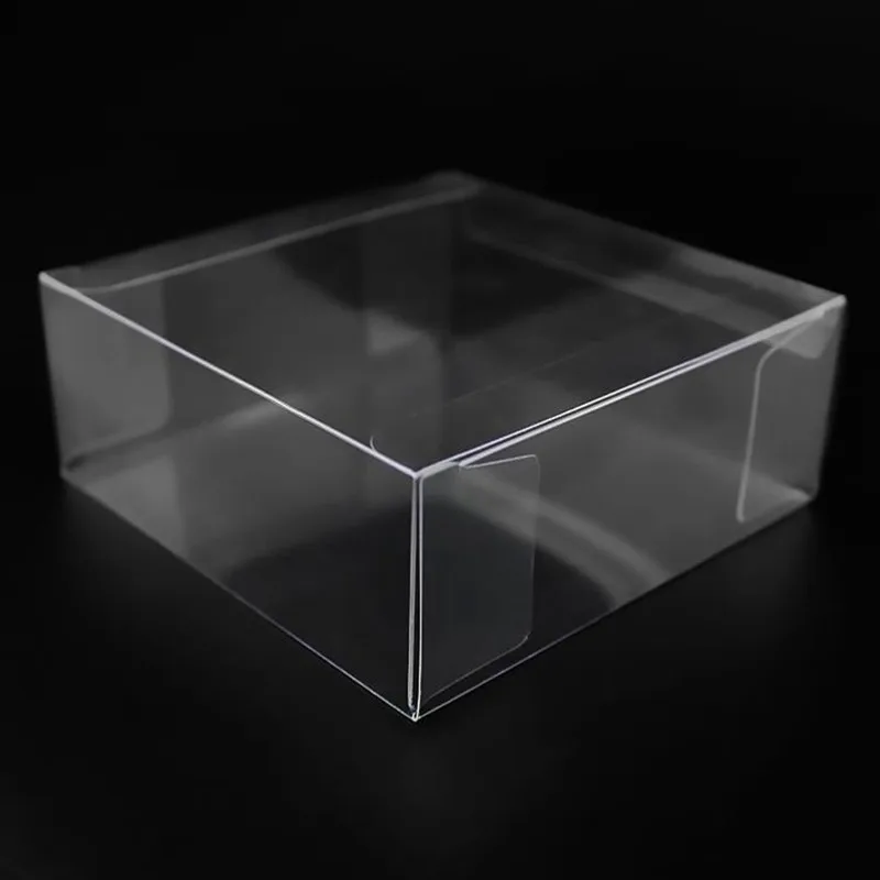 8X3X8CM PVC Gift Box Transparent Packag Favor Boxes Decoration Chocolate Bags Candy Boxes Wedding Party Supplies Plastic Boxes