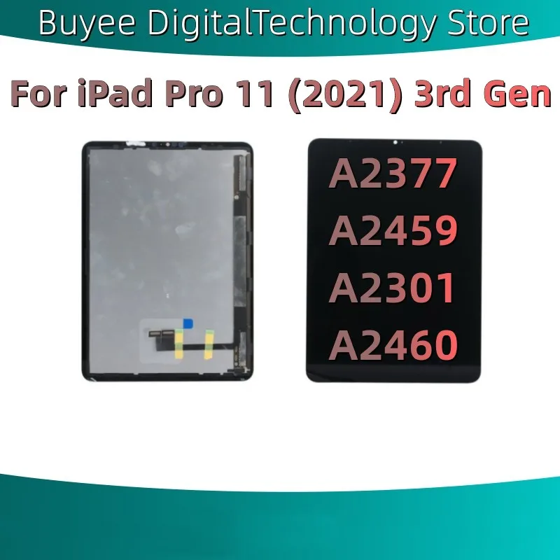 Original A2377 A2459 A2301 A2460 Assembly LCD Screen For iPad Pro 11 2021 3rd Gen LCD Display Touch Screen Digitizer Assembly