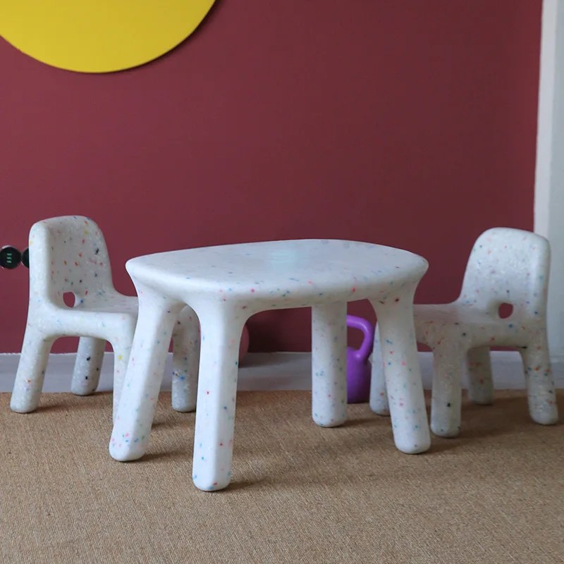 โต๊ะเล่นเด็ก ชุดโต๊ะเก้าอี้กิจกรรมสำหรับเด็ก ทนทาน ใช้กลางแจ้ง เฟอร์นิเจอร์เด็ก อนุบาล โต๊ะพลาสติกสำหรับเด็กเล็ก