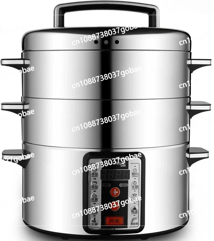 

32Cm Stainless Steel Multifunctional Electric Steamer Electric Steamer