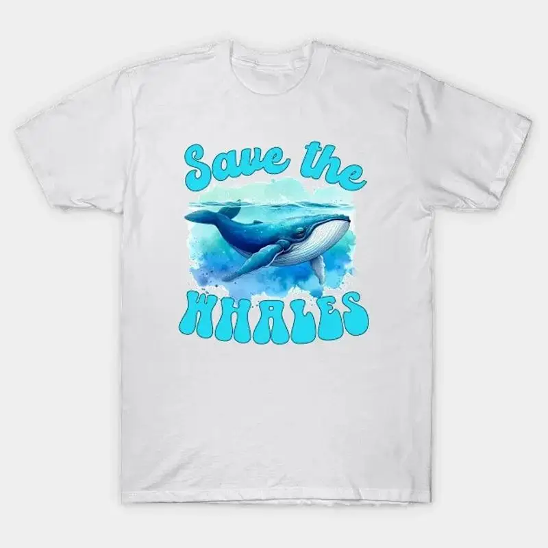 Whale Lover Ocean Animal World Day Save The Whales T Shirt