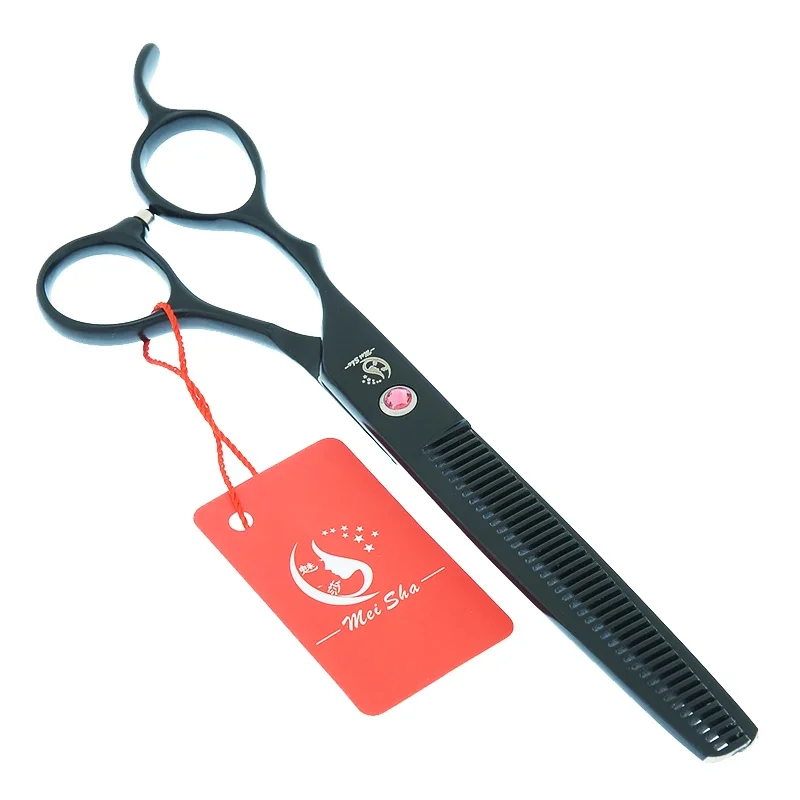 7,0" Friseurschere für Linkshänder, professionelle Haarschneideschere, Haarschere zum Ausdünnen und Stylen, A0184A – Detail 12