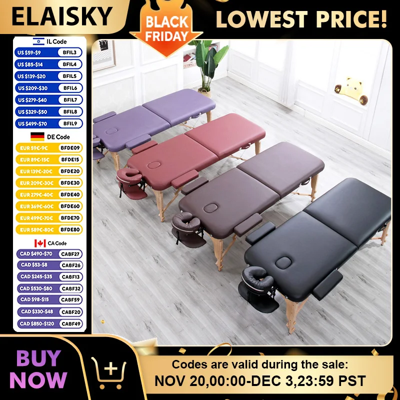 

Hand Carrying Multi Functional Folding Portable Home Massage Bed Tui Na Bed Moxibustion Adjustable Therapy Tattoo Eyelash Bed