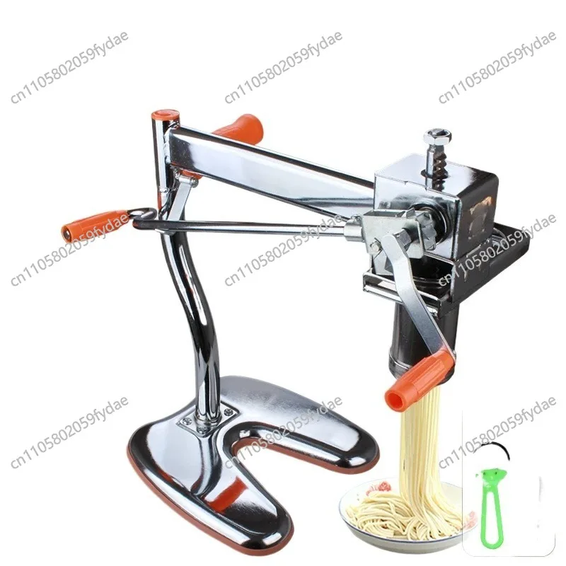 Household Manual Stainless Steel Noodle Pressing Machine Portable Two-axis Noodle Making Machine 10 Kinds