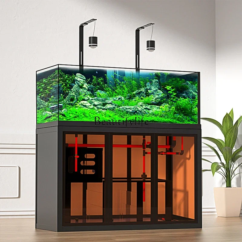

FG52Extremely narrow stream tank fish tank bottom filter integrated South American original ecological ultra-white can be custom