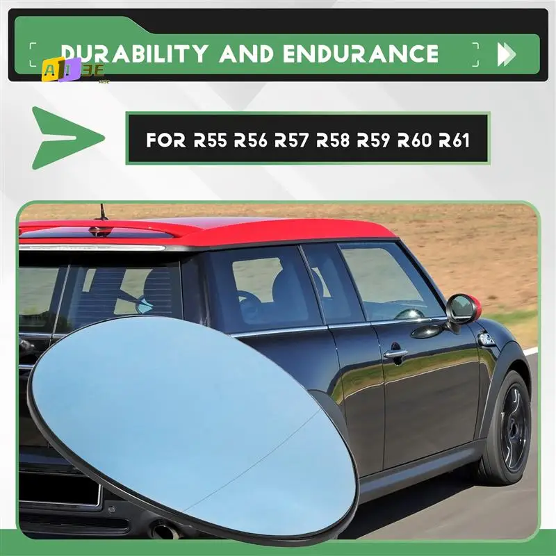 A03E-Side Rearview Mirror Glass Heated For MINI CLUBMAN COOPER COUNTRYMAN R55 R56 R57 R58 R59 R60 R61 2007-2016