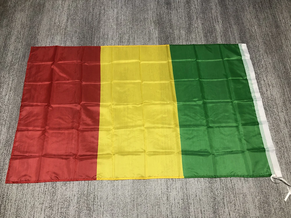 Mali flag 90x150cm high quality double penetration Polyester Republic of Mali Flag hanging Flag for home decoration