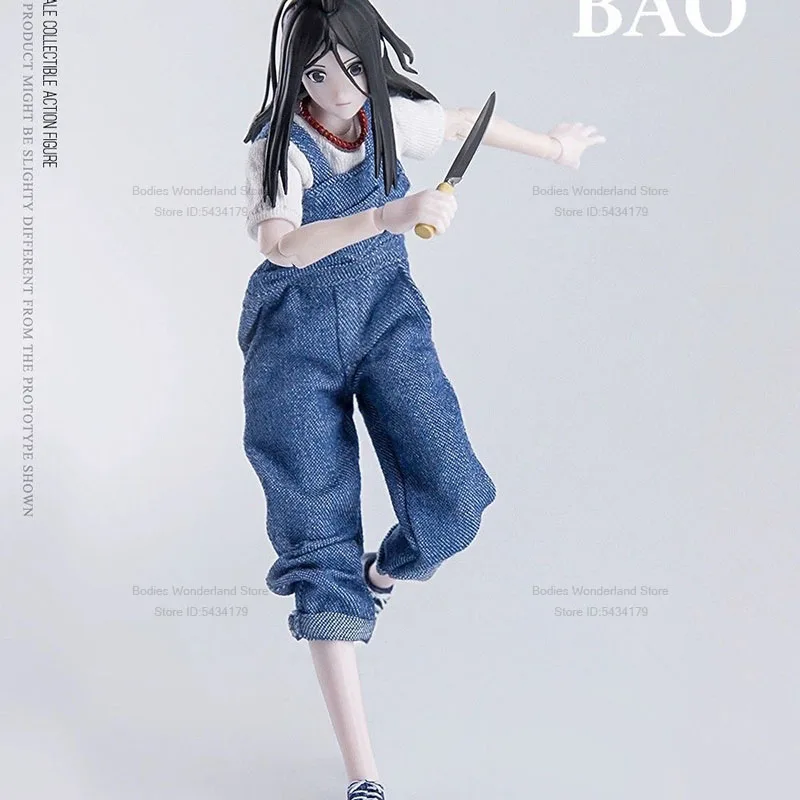 In Stock TOYSEASY 1/12 Collectible Comic Characters Under One Person Temporary Feng Baobao Full Set 6in Female Action Figure