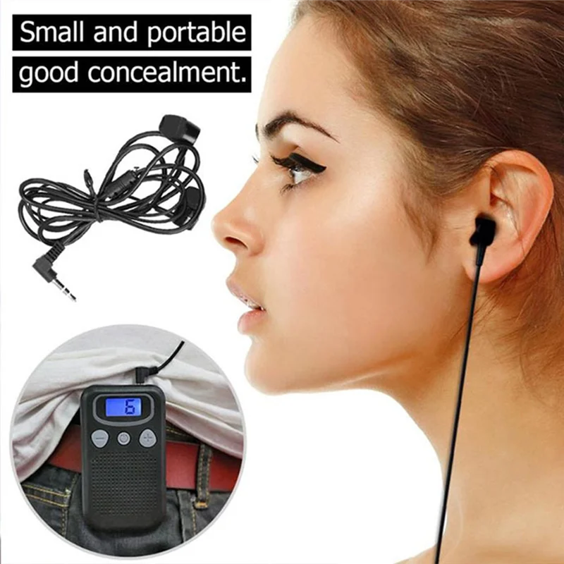 Sound Amplifier Pocket Voice Enhancer Device Large LCD Screen Enhance The Human Voice Clear Human Voice Projectionn01r