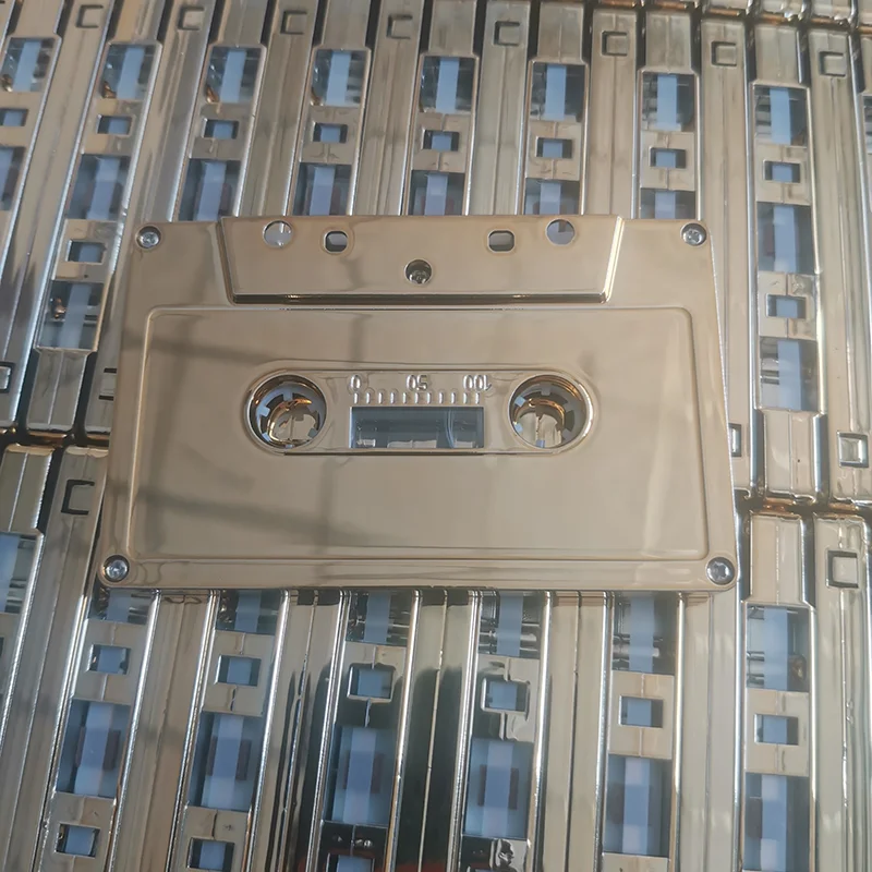 Gilded Electroplated Blank Audio Tape Standard Cassette Blank Tape Player Empty Magnetic Audio Tape For Speech Music Recording