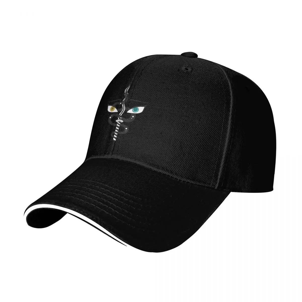Snake pillar Baseball Cap Six Panel Structured Crown Sun Protection UPF 50+ Breathable Mesh Back