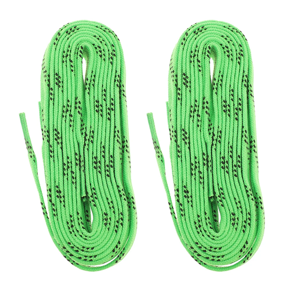 

2 Pairs Hockey Shoelaces Skate Accessories Ice Sports Colored Polyester Fun Dress