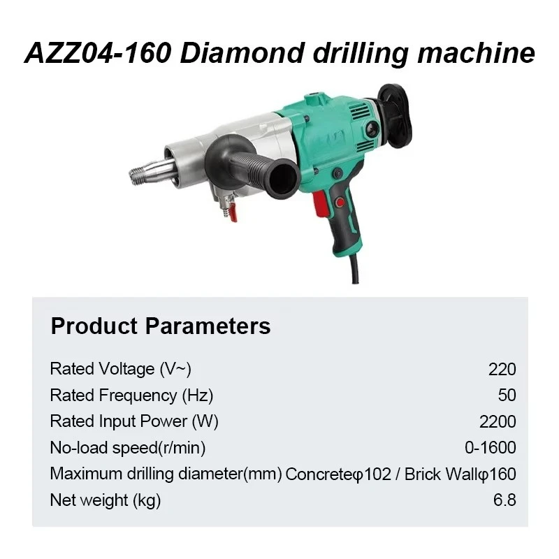 Industrial Corded Electric Demolition Hammer Heavy Duty Concrete Breaker OEM Construction Chiseling Power Tool Equipment