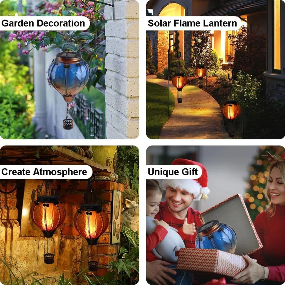 โคมไฟบอลลูนตะเกียงพลังงานแสงอาทิตย์พลังงานแสงอาทิตย์, โคมไฟแขวนแผงโซล่าพลังงานแสงอาทิตย์สำหรับสนาม