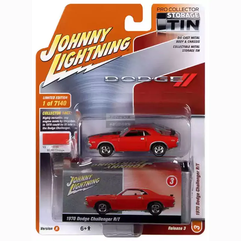 JL 1:64 Shelby Plymouth Muscle Car 1970 Challenger R/T colección infantil modelo coche de juguete envío rápido