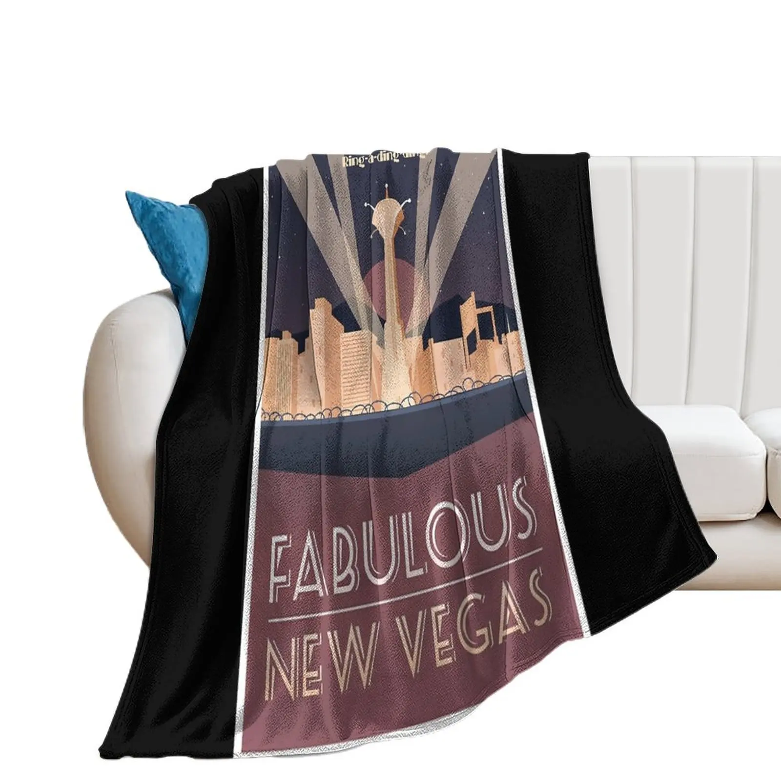 

Fabulous New Vegas (Minimalistic) Throw Blanket christmas decoration Large Blankets