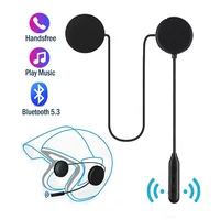 Auriculares Bluetooth para casco de motocicleta, auriculares inalámbricos con micrófono, cancelación de ruido ENC, manos libres, conducción parlante