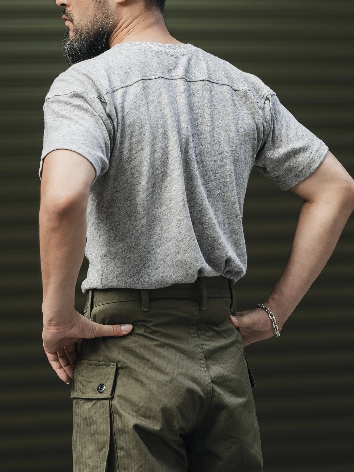 Rugged Bronson Vintage 40s American Football Rugby Short Sleeve T-Shirt Bamboo Cotton Sweat Wicking Standard Fit Casual Style