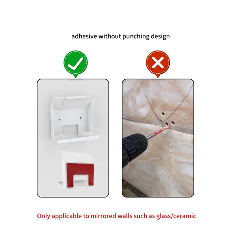 GROCE-Novo Adequado para Starlink Chain V3 Router Suporte de Plástico Gen3 Suporte de Parede Sem Suporte de Perfuração