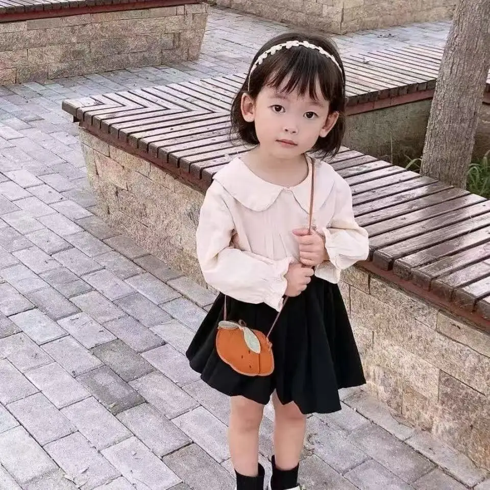 حقيبة كروس كرتونية للأطفال حقائب يد لطيفة هدية حقائب صغيرة للفتيات الصغيرات حقيبة صغيرة على شكل يقطين حقيبة كاواي للأطفال الصغار هدية