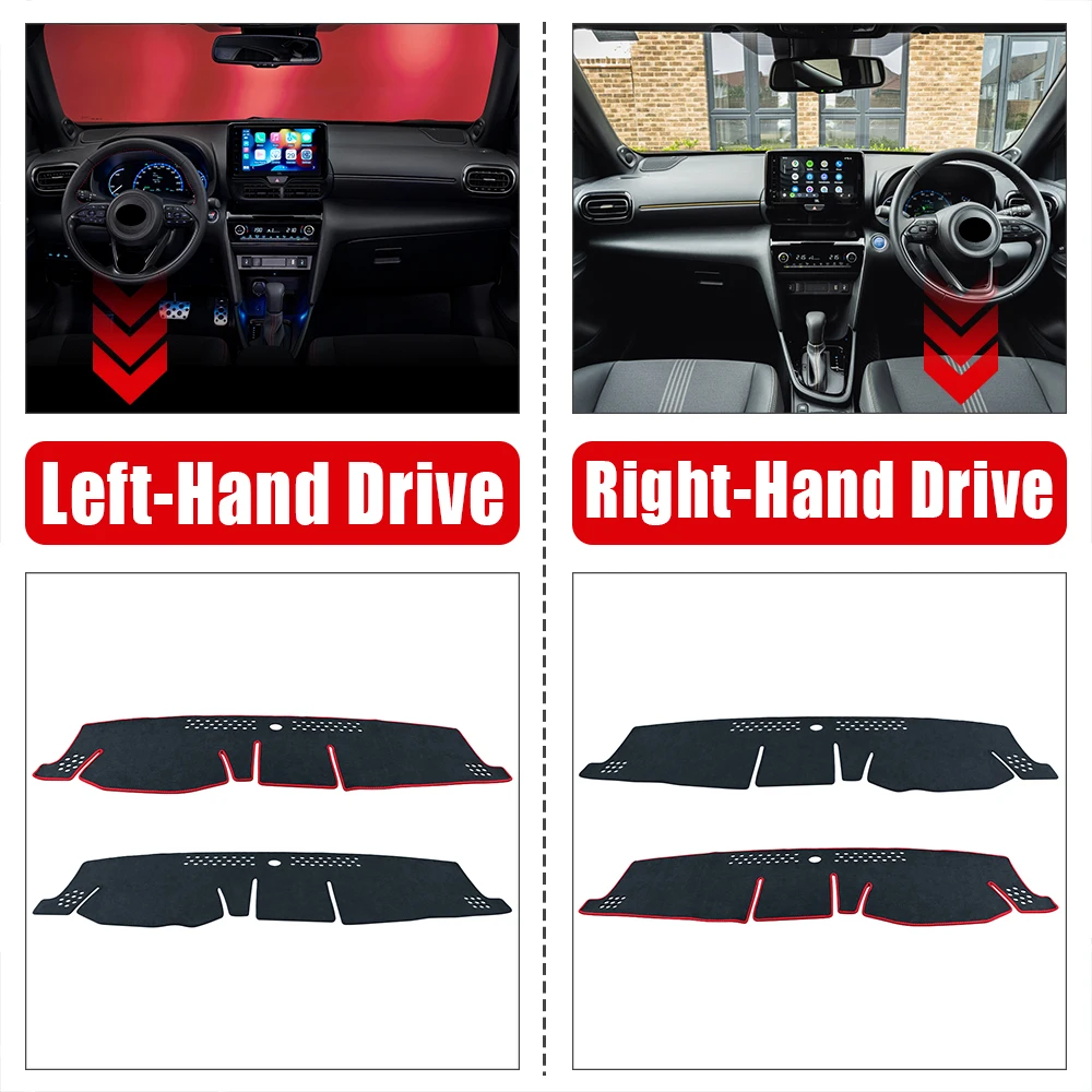 For Toyota YARiS Cross XP210 2020 2021 2022 2023 2024 Car Dashboard Cover Mat Instrument Panel Carpets Non-Slip Pad Accessories