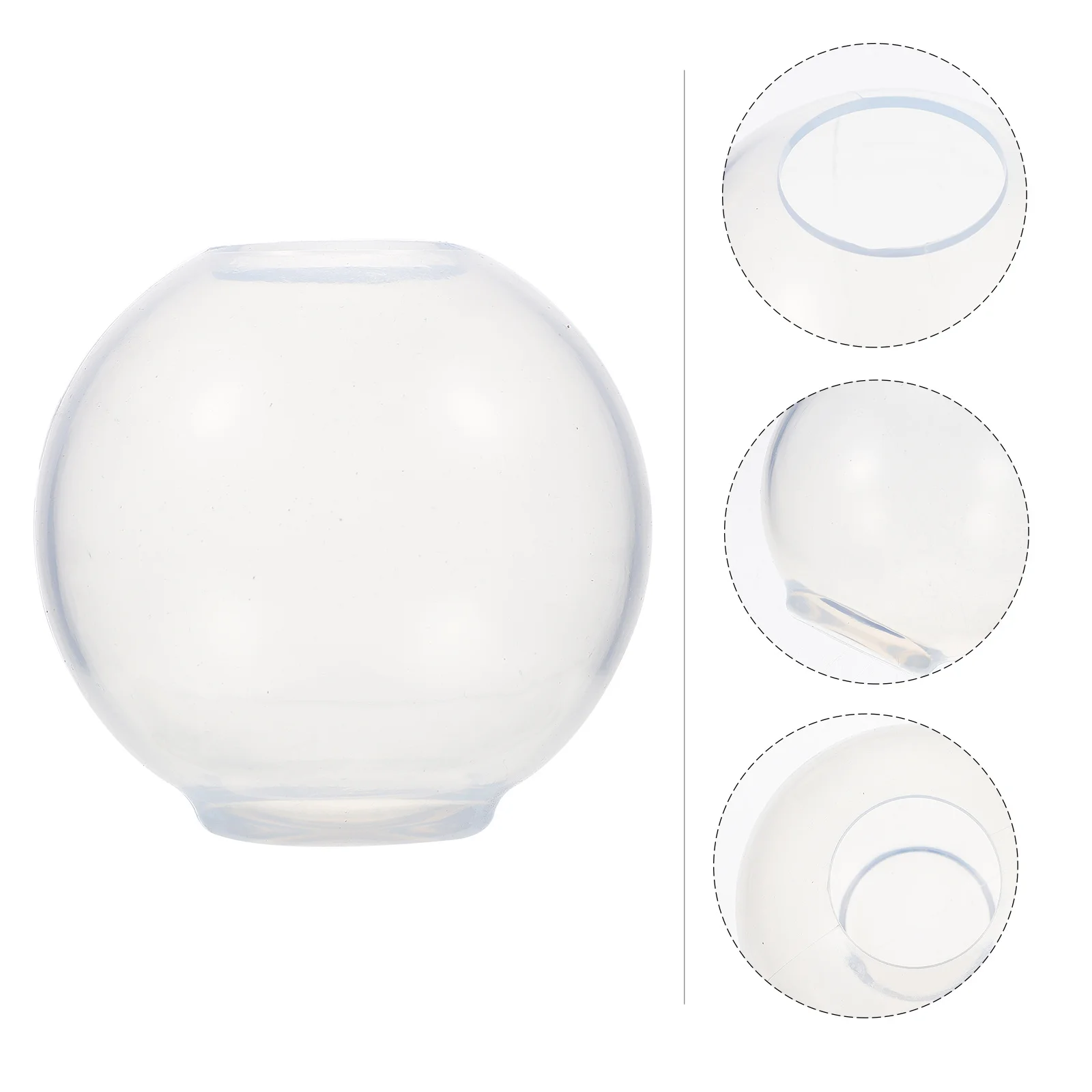 

Ball Shape Mold Durable Silicone Sphere Mold Deep Cavity DIY Handmade Ball Ornament Christmas Valentine's Decoration