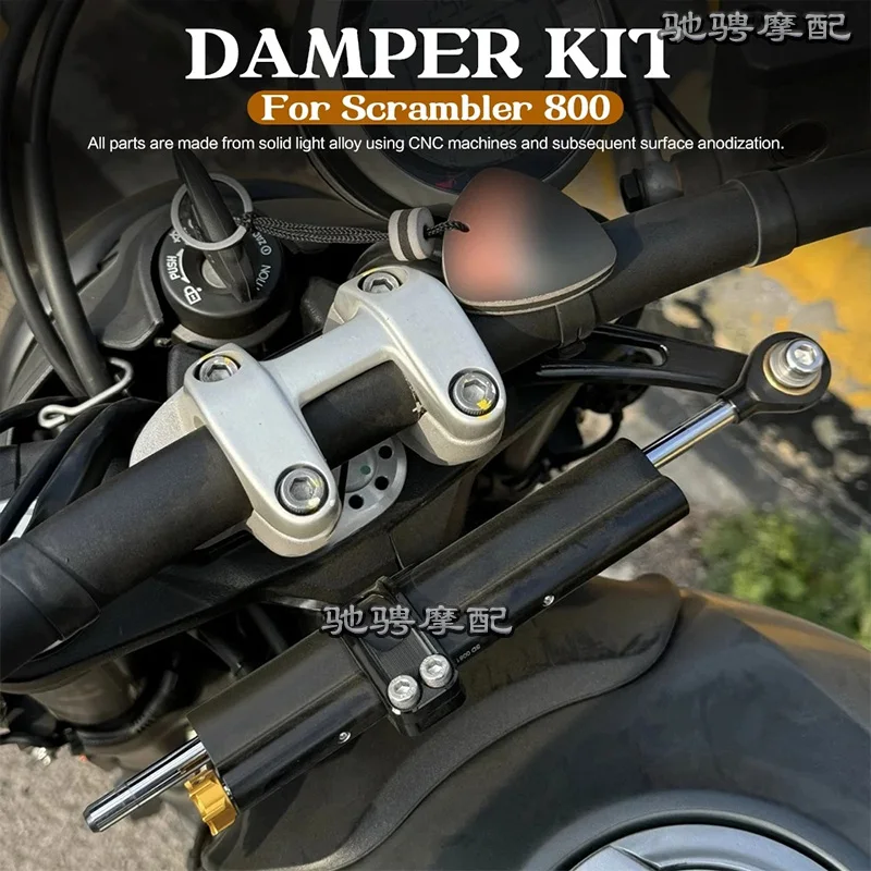 Scrambler 800 New Stabilizer Support HolderMotorcycle Accessories Linear Steering Damper Mount Bracket For Ducati SCRAMBLER