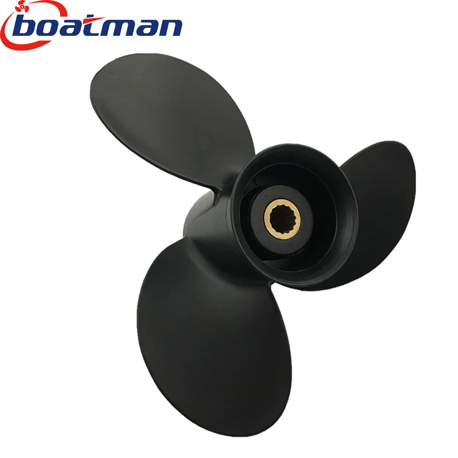 BoatMan® 9.25x11 Aluminum Propeller for Mercury Outboard Motor 18HP 15HP 25HP 20HP 14 Tooth Spline 48-897750A11 Boat Accessories