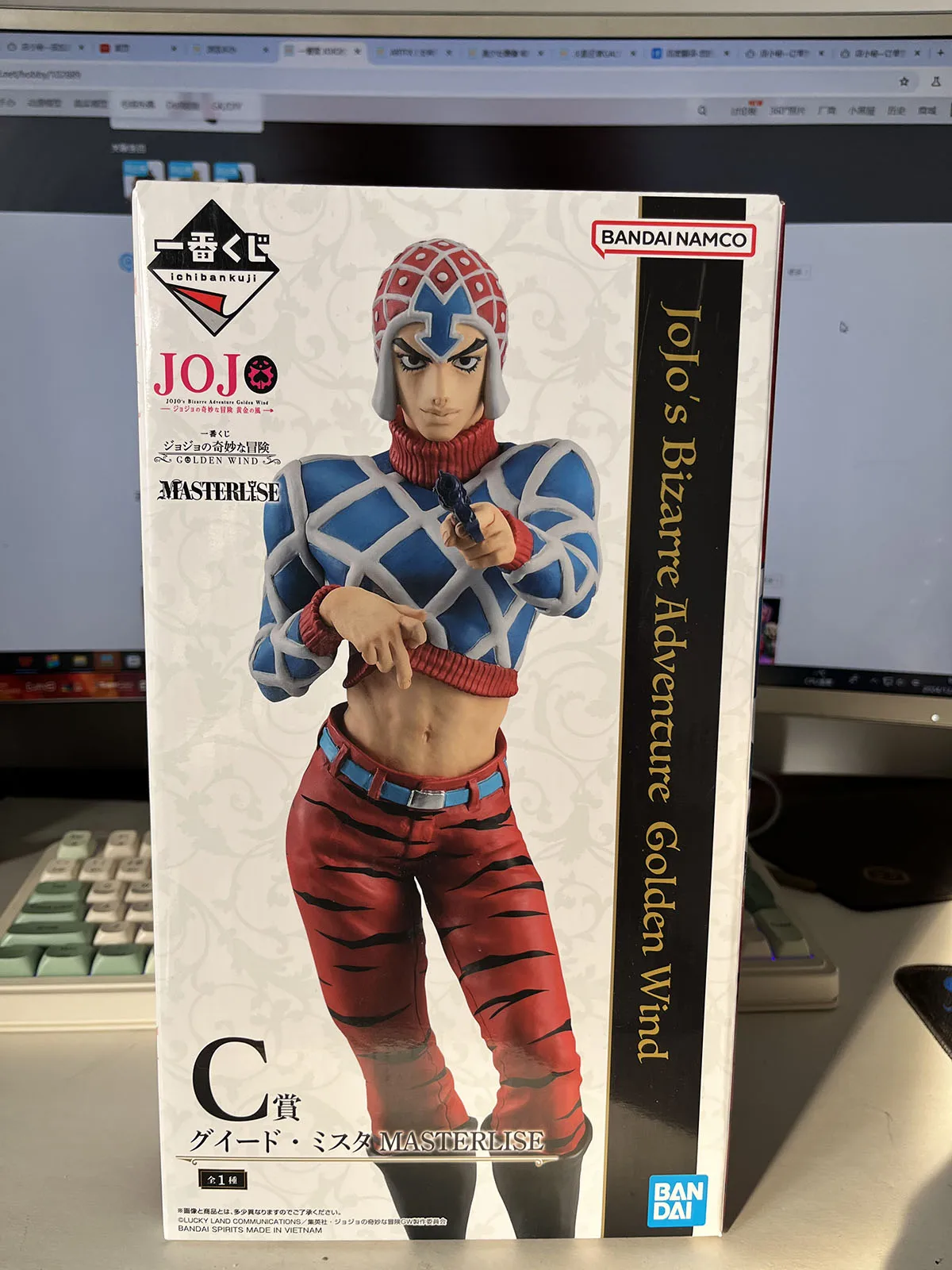 In Stock Original Bandai Spirits Ichiban Kuji Jojo No Kimyou Na Bouken Guido Mista Anime Figure Action Figure Collection Series