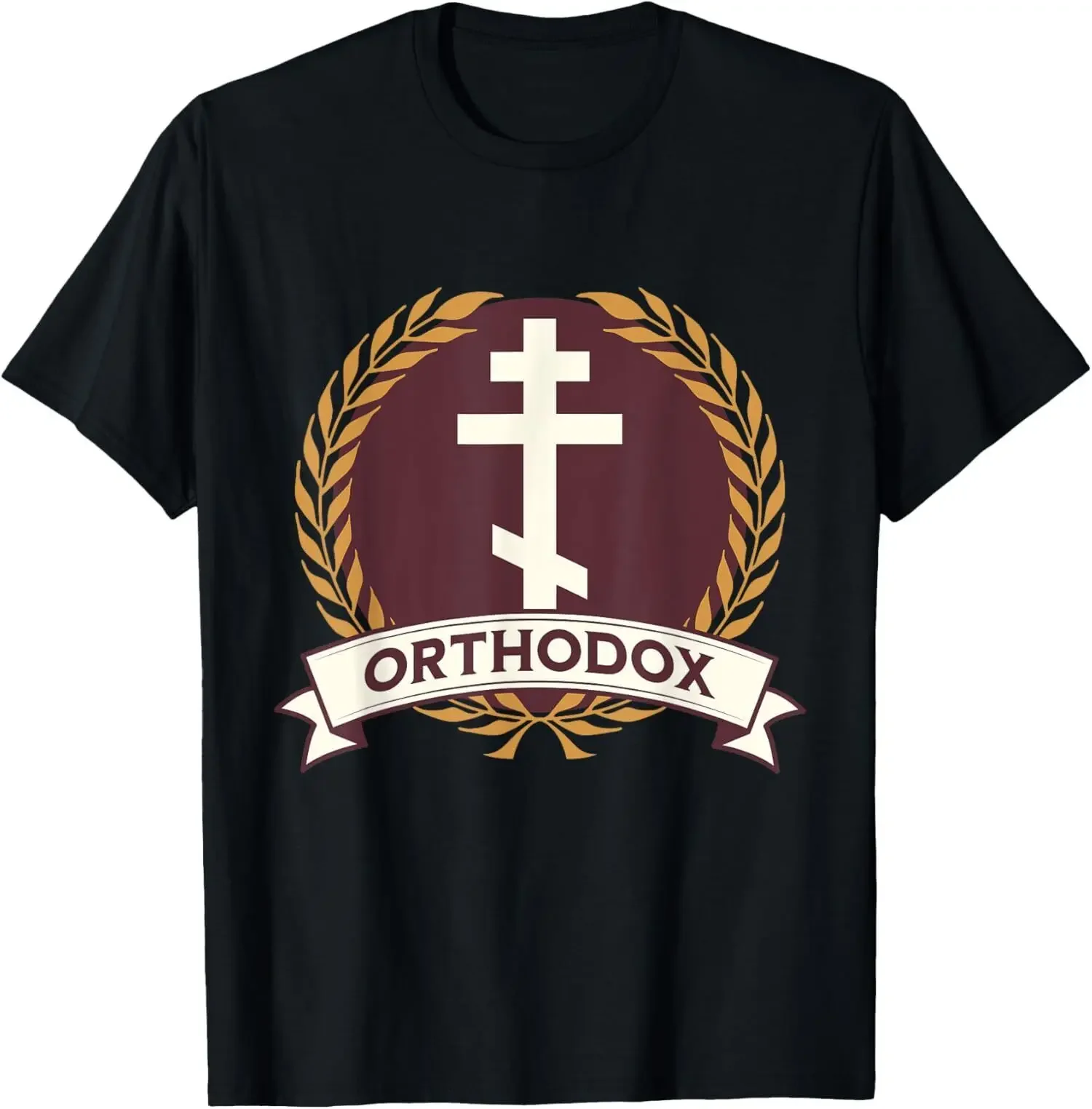 

Orthodox Cross Eastern Orthodoxy Gift T-Shirt 100% Cotton O-Neck Short Sleeve Summer Casual Mens T-shirt Size S-3XL