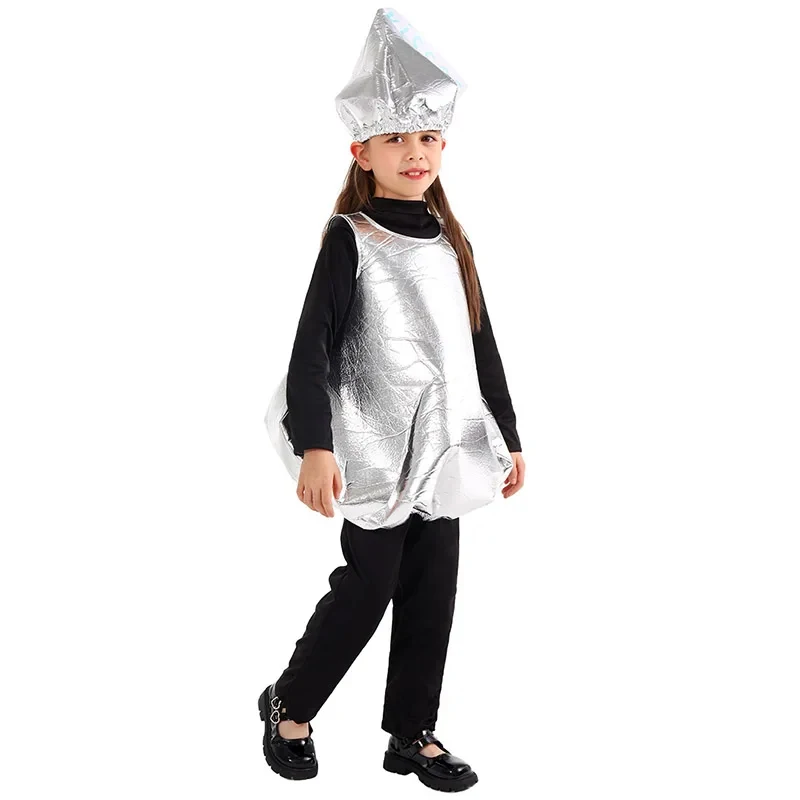 Disfraz de Halloween de Chocolate Hershey Kisses para Niñas, Disfraz de Caramelo de Chocolate para Niños ZhaCos