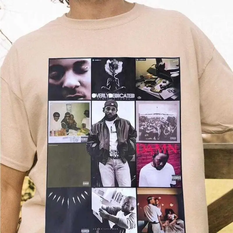 Kendrick Lamar Albums T Shirt Hip Hop Fan Rapper For Fans