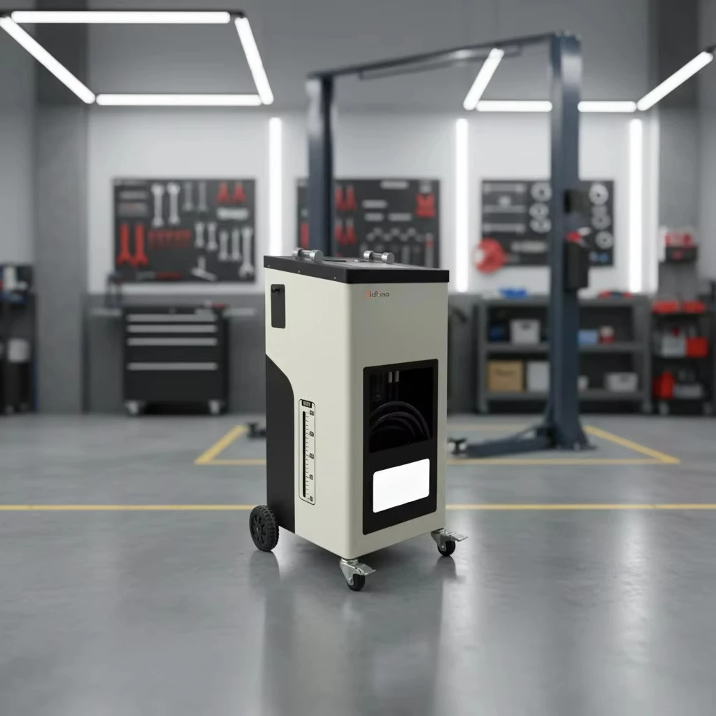 10 Inch Touch Screen Automatic Transmission Fluid Change Machine Car Care Equipment with Heating and Printing Features