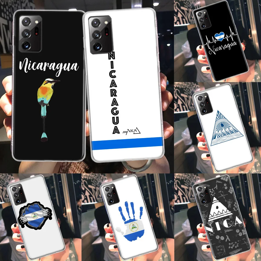 Nicaragua Flag Phone Case For Samsung A14 A24 A34 A54 Galaxy A20S A30 A40 A50S A70S A71 A51 A41 A31 A21S A10S A20E A11 Cover