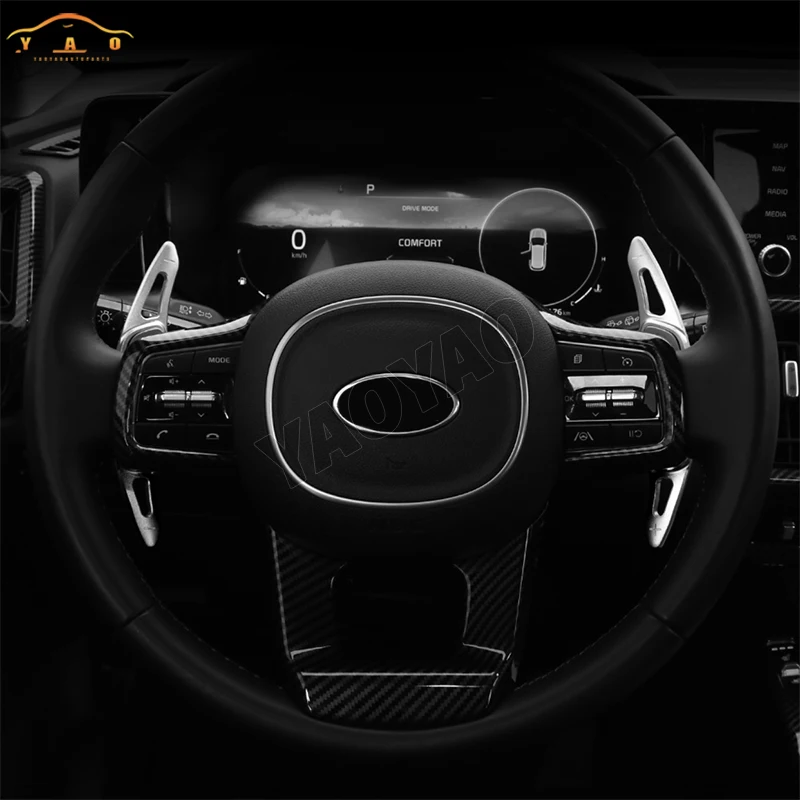 Paddle Shift For Kia Sorento MQ4 Forte 2020 2021 2022 2023  Car Steering Wheel Extension Gear DSG Sticker Car Styling