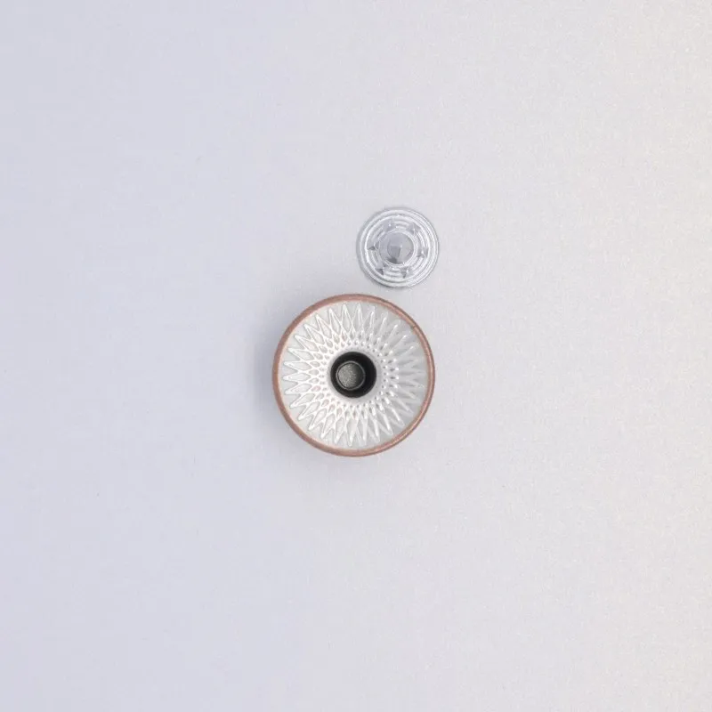 8 قطع من أزرار الجينز ذات الشق الواحد مع أظافر فوهة جانبية - أزرار معدنية لسراويل الدنيم والسترات والحقائب والخياطة اليدوية